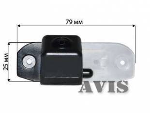 Штатная камера заднего вида AVIS AVS312CPR (#106) для VOLVO S40 II / S60 / S80 II / V50 / V60 / V70 III / XC60 / XC70 II / XC90