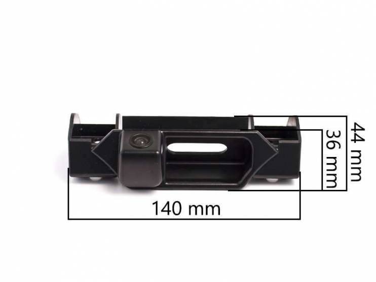 CCD штатная камера заднего вида с динамической разметкой AVIS Electronics AVS326CPR для SUZUKI SX4 (#084), интегрированная с ручкой багажника