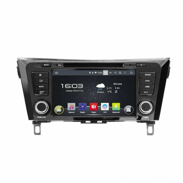 Штатная магнитола Incar AHR-6282 Nissan Qashqai (2014-2016)