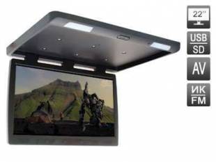 Потолочный монитор 22" AVIS AVS2220MPP (черный) со встроенным медиаплеером